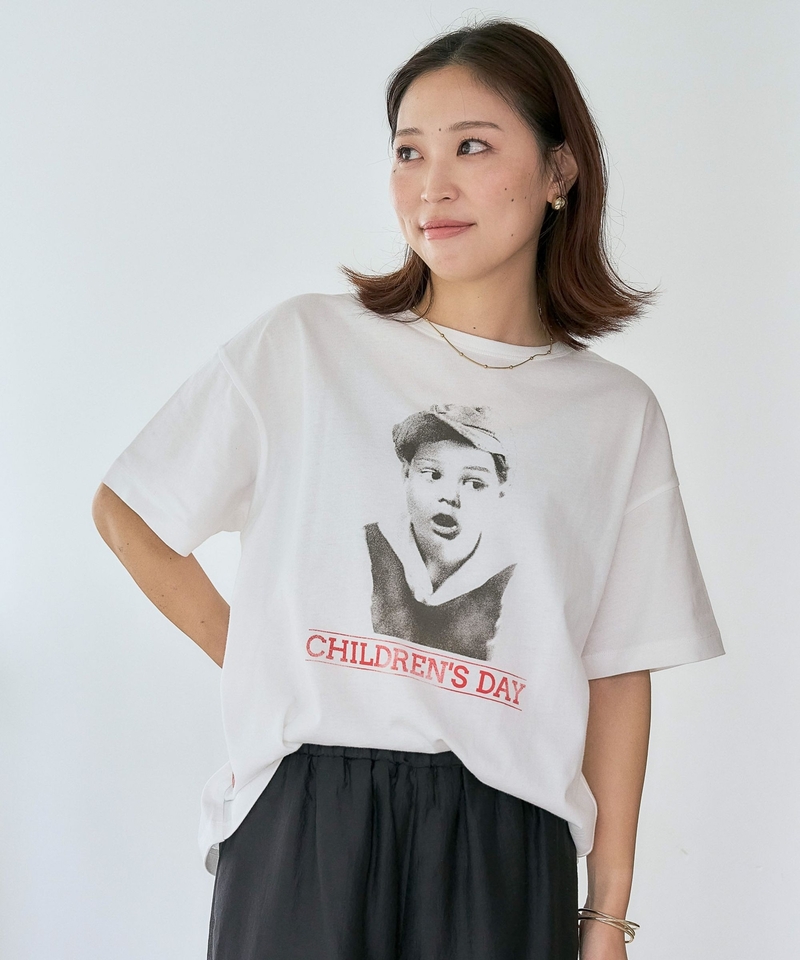 Kid's Face圖案T恤