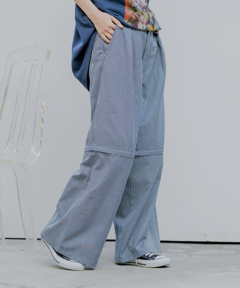 ▲再降價▲【PBLIM】Unisex 2 Way可變長短直間褲子