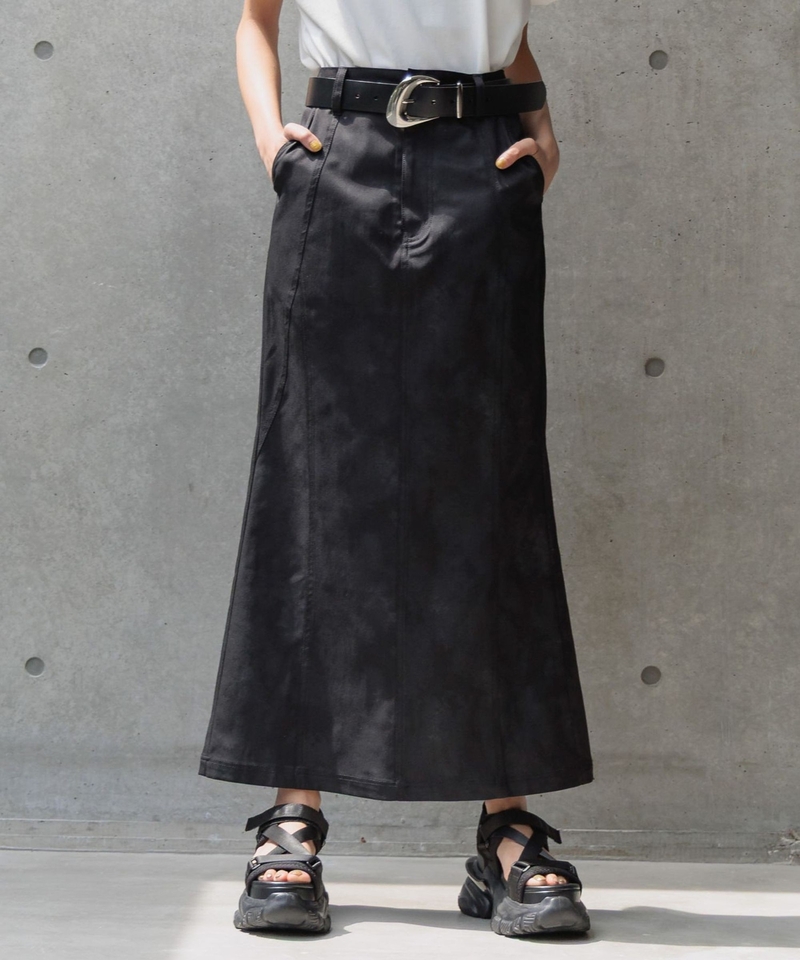 Cloud Dye Narrow Flare Skirt