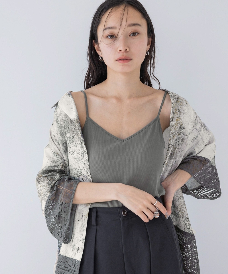 【Style Up】V領附胸墊吊帶背心