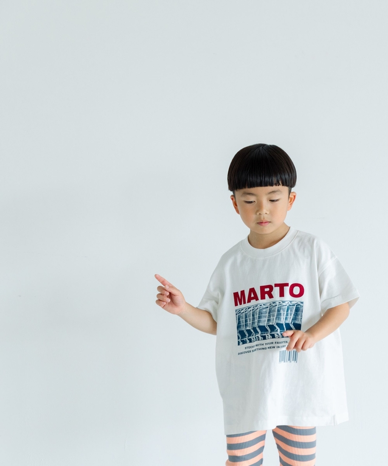 【KIDS】超巿圖案Oversize T恤