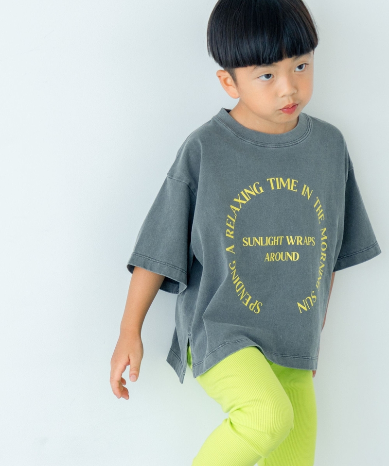 ▲網店限定發售▲【KIDS】Oversize雜款文字圖案T恤