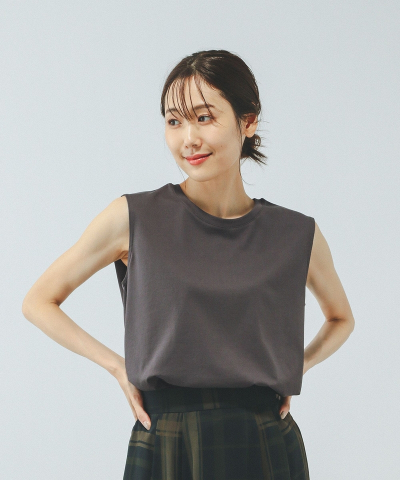 【海外別注款】素色前短後長背心