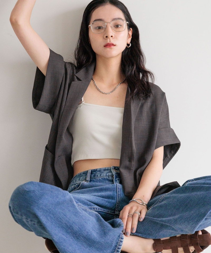 Dry Touch仿麻西裝外套(新色追加)
