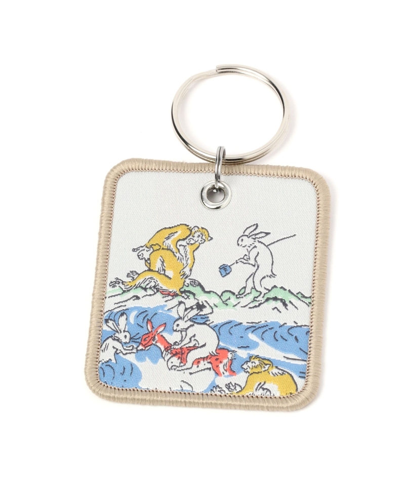 【鳥獸戲畫】合作商品 刺繡鎖匙扣