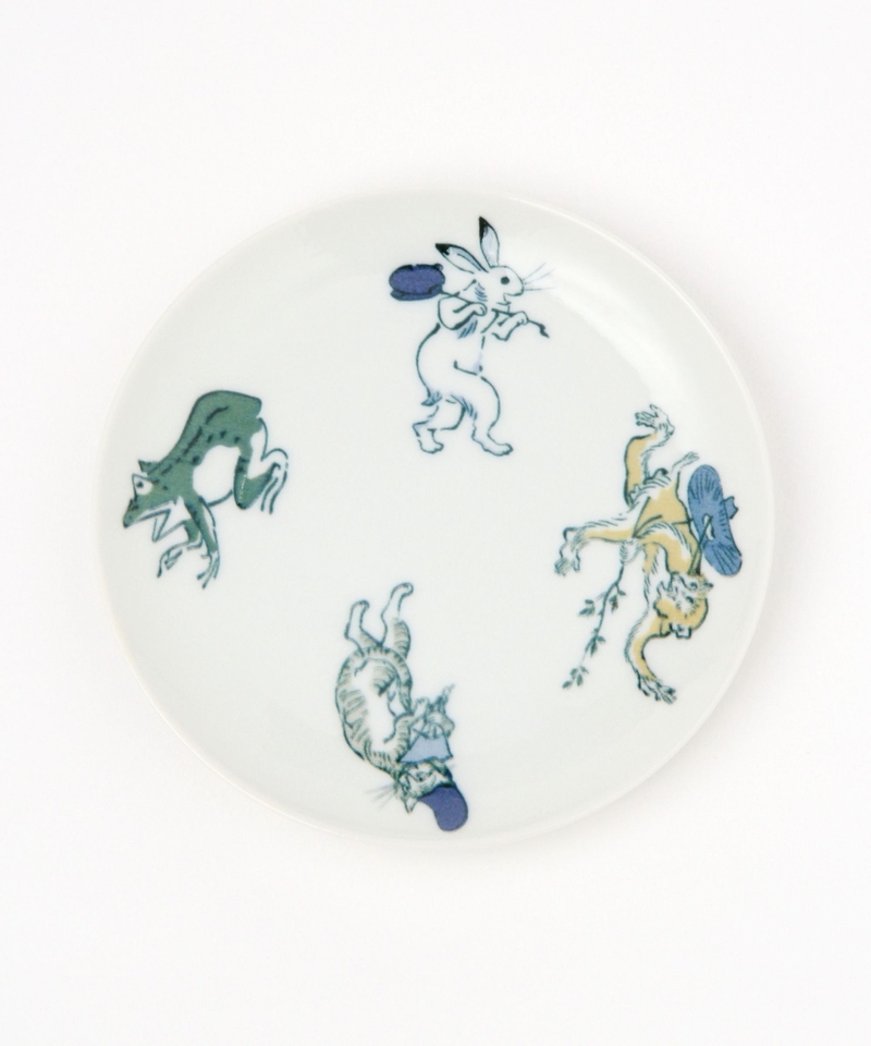 【鳥獸戲畫】合作商品 碟子/直徑16cm
