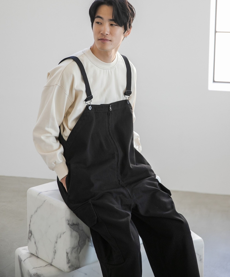 【JEANS 2023SS】牛仔工裝吊帶褲